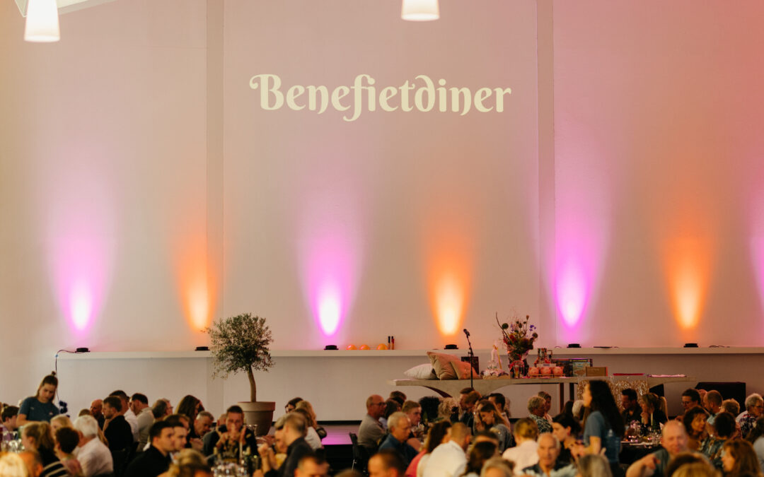 Ontzettend mooi bedrag opgehaald met benefietdiner!